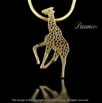Giraffe Pendant for Mom